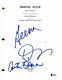 Geena Davis & Catherine O'hara Cast Signed Autograph Beetlejuice Movie Script