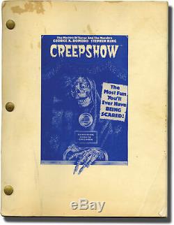 George A Romero CREEPSHOW Original screenplay for the 1982 film 1979 #142565