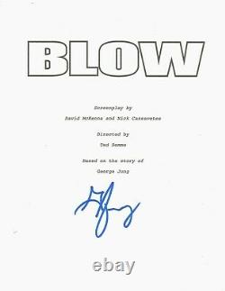 George Jung Hand Signed'blow' Movie Film Script Coa Boston Drug Smuggler Proof