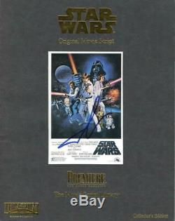 George Lucas Signed Stars Wars Original Movie Script Collectors Edition Psa Coa