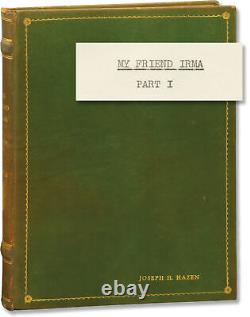 George Marshall MY FRIEND IRMA Original screenplay for the 1949 film #156566