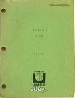 George Peppard Rock Hudson TOBRUK Original screenplay for the 1967 film #128722