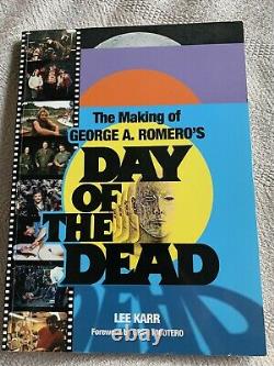 George Romero The Making of Day of the Dead horror movie Book Signed x 12 Zombie