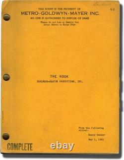 George Seaton THE HOOK Original screenplay for the 1963 film 1962 #139565