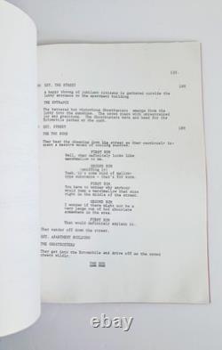 Ghostbusters Movie Script Screenplay 1983 1st Draft Dan Aykroyd & Harold Ramis