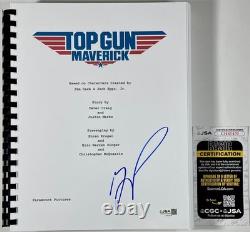 Glen Powell Signed Top Gun Maverick Complete Movie Script Autograph JSA COA