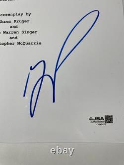 Glen Powell Signed Top Gun Maverick Complete Movie Script Autograph JSA COA