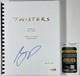 Glen Powell Signed Twisters Complete Movie Script Authentic Autograph Jsa Coa