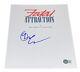 Glenn Close Signed Autograph Fatal Attraction Movie Script Beckett Bas Coa Ny