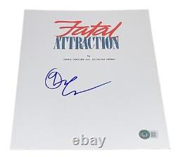 Glenn Close Signed Autograph Fatal Attraction Movie Script Beckett BAS COA NY