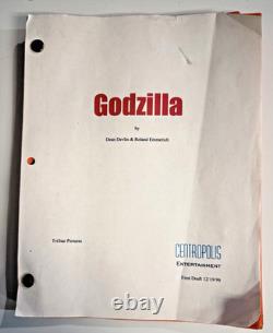 Godzilla Original Movie Script Screenplay Draft Cinephonic Ent. Unproduced