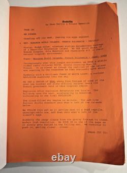 Godzilla Original Movie Script Screenplay Draft Cinephonic Ent. Unproduced