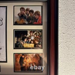 Goonies Cast Signed Framed Script Autographed JSA COA Corey Feldman Movie