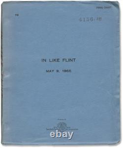 Gordon Douglas IN LIKE FLINT Original screenplay for the 1967 film 1966 #146111