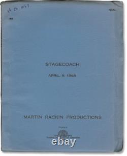 Gordon Douglas STAGECOACH Original screenplay for the 1966 film 1965 #130135