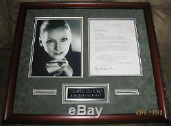 Greta Garbo Original 1927 Signed MGM Movie Contract. PSA/DNA Full letter coa