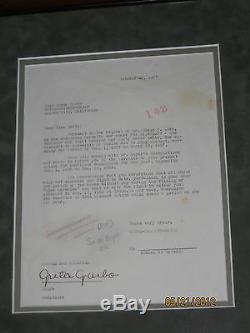 Greta Garbo Original 1927 Signed MGM Movie Contract. PSA/DNA Full letter coa