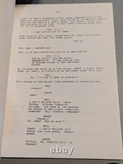 Groundhog Day 1993 Original Movie Script Bill Murray