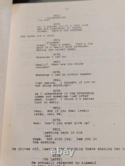 Groundhog Day 1993 Original Movie Script Bill Murray