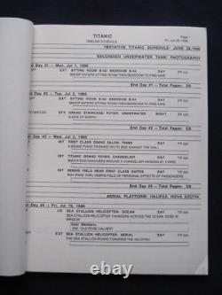 Group Of Original Titanic Scripts Leonardo DI Caprio Kate Winslet Oscar Win Group Of Original Titanic Scripts Leonardo DI Caprio Kate Winslet Oscar Win