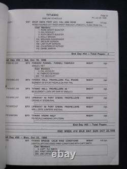 Group Of Original Titanic Scripts Leonardo DI Caprio Kate Winslet Oscar Win Group Of Original Titanic Scripts Leonardo DI Caprio Kate Winslet Oscar Win