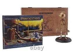 Guillermo Del Toro SIGNED By 3 Netfix Pinocchio Maquette & Book LE 550