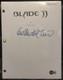Guillermo Del Toro Signed Autograph Blade 2 Full Movie Script Wesley Snipes Bgs
