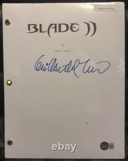 Guillermo Del Toro Signed Autograph Blade 2 Full Movie Script Wesley Snipes Bgs