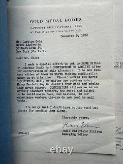 Gunfighters of Abilene Original Movie Script with Rejection Letter 1958