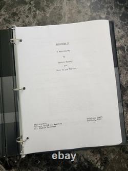 HALLOWEEN 4 Early Draft/Unproduced Movie Script. RARE Michael Myers Prop
