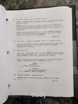 HALLOWEEN 4 Early Draft/Unproduced Movie Script. RARE Michael Myers Prop