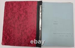 HANGAR 18 / Ken Pettus 1980 Movie Script Screenplay, UFO alien crash Sci-Fi film