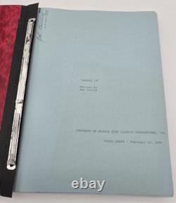 HANGAR 18 / Ken Pettus 1980 Movie Script Screenplay, UFO alien crash Sci-Fi film