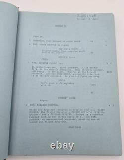 HANGAR 18 / Ken Pettus 1980 Movie Script Screenplay, UFO alien crash Sci-Fi film