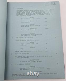HANGAR 18 / Ken Pettus 1980 Movie Script Screenplay, UFO alien crash Sci-Fi film