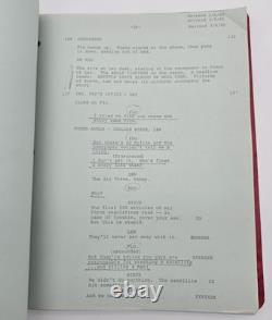HANGAR 18 / Ken Pettus 1980 Movie Script Screenplay, UFO alien crash Sci-Fi film