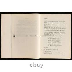 HARDCORE Original Movie Script 108p 8x10 in. 1979 Paul Schrader, George C