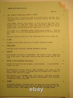 HARD TARGET 1993 movie script and production archive / JEAN-CLAUDE VAN DAMME