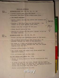 HARD TARGET 1993 movie script and production archive / JEAN-CLAUDE VAN DAMME