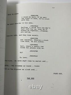 HART TO HART As Time Goes By Donald Ross Original Script for 1996 TV Movie
