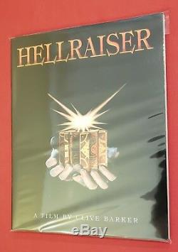 HELLRAISER A Film Screenplay Book Signed Autographed & Sketch Art Clive Barker