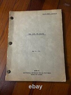 HERE COME THE NELSONS ORIGINAL 1952 MOVIE SCRIPT Ozzie & Harriet Rock Hudson