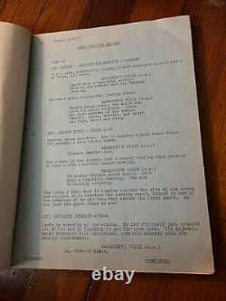 HERE COME THE NELSONS ORIGINAL 1952 MOVIE SCRIPT Ozzie & Harriet Rock Hudson