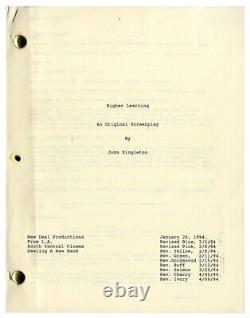 HIGHER LEARNING (Jan 26, 1994) Film script for John Singleton film