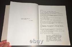 HIGHWAY 1998 Original Movie Script Jared Leto Jake Gyllenhaal Early Draft COA