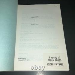HIGH COUNTRY 1981 Original Movie Script Dean Riesner First Draft Aaron Russo COA