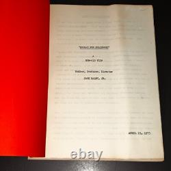HOORAY FOR HOLLYWOOD (1975) Jack Haley Jr. WB Film History Proposal Script COA