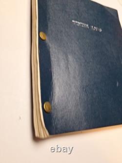HTF 80s Winter Roses Rosemont Film Movie Script Bill Rebane 1st Draft Screenplay