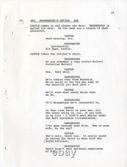 HUMAN FACTOR, THE (1978) Vintage original film script adapted by Tom Stoppard