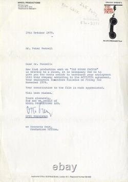 HUMAN FACTOR, THE (1978) Vintage original film script adapted by Tom Stoppard